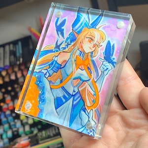 Single Character : Sketchcard Commission (w/ Acrylic Frame Option)