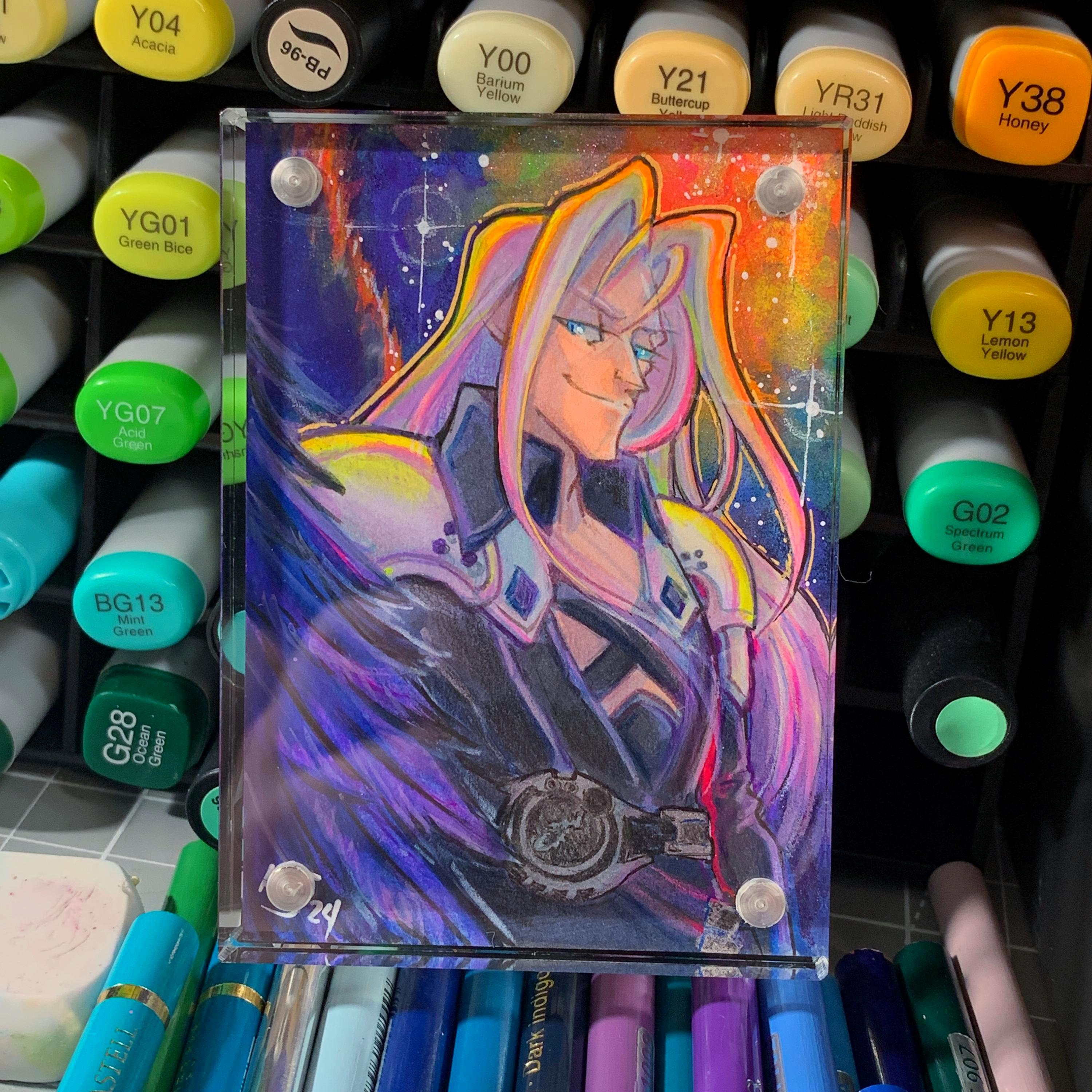 One-Winged Angel : Framed Original Art Card
