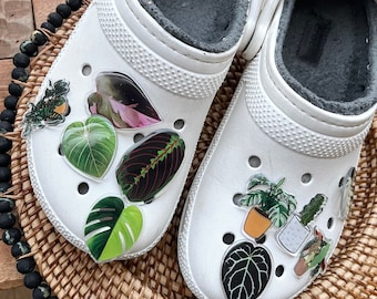 Set of 5 Plant Charms for Shoes, Plant Charms Decor, Indoor Plant Pins Charms, Houseplant Accessories for Shoes