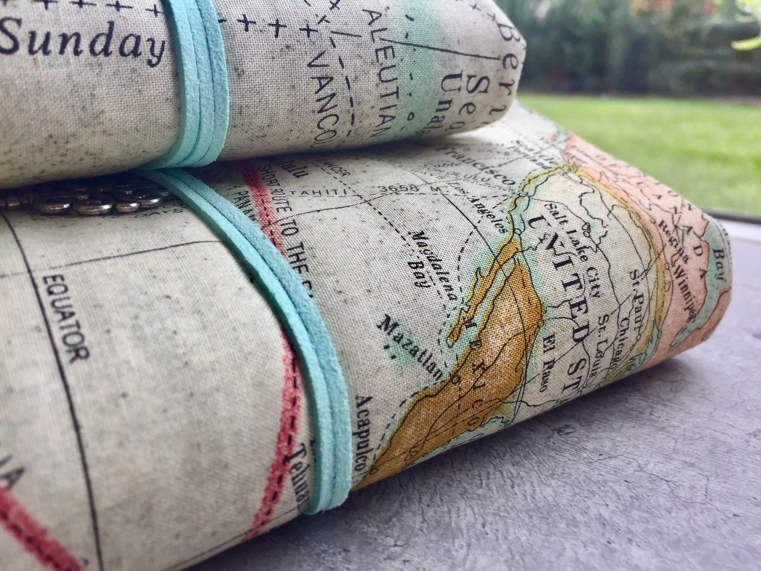 Map Journal Travel Journal Diary Writing Journal Blank Book Etsy