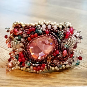 Pink Swarovski Crystal bracelet