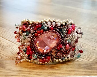 Pink Swarovski Crystal bracelet