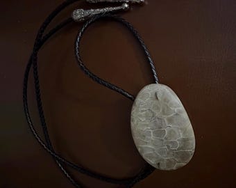 Lake Michigan Petoskey Bolo tie