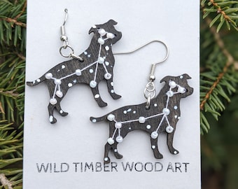 Canis Major Dog Constellation Earrings