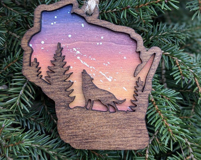 Featured listing image: Wisconsin Ornament