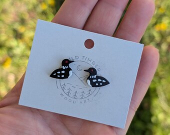 Little Loon Stud Earrings