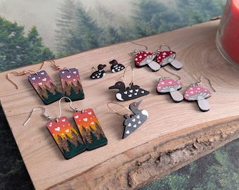 HEART Earrings - Wildlife and Whimsy