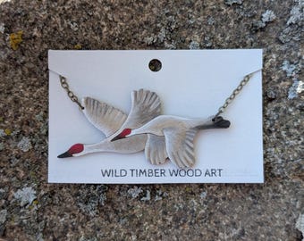Sandhill Crane Necklace