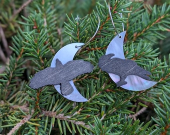 Raven Moon Earrings