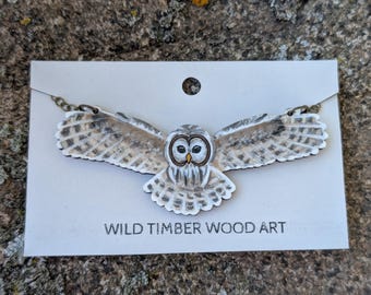 Barred Owl Necklace