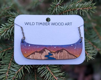Cosmic Canoe Necklace