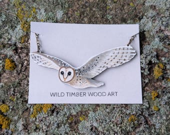 Barn Owl Necklace