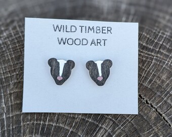 Woodland Creature Earrings - Skunk Earrings