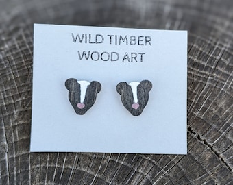 Woodland Creature Earrings - Skunk Earrings