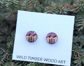 Mountain Scene Studs