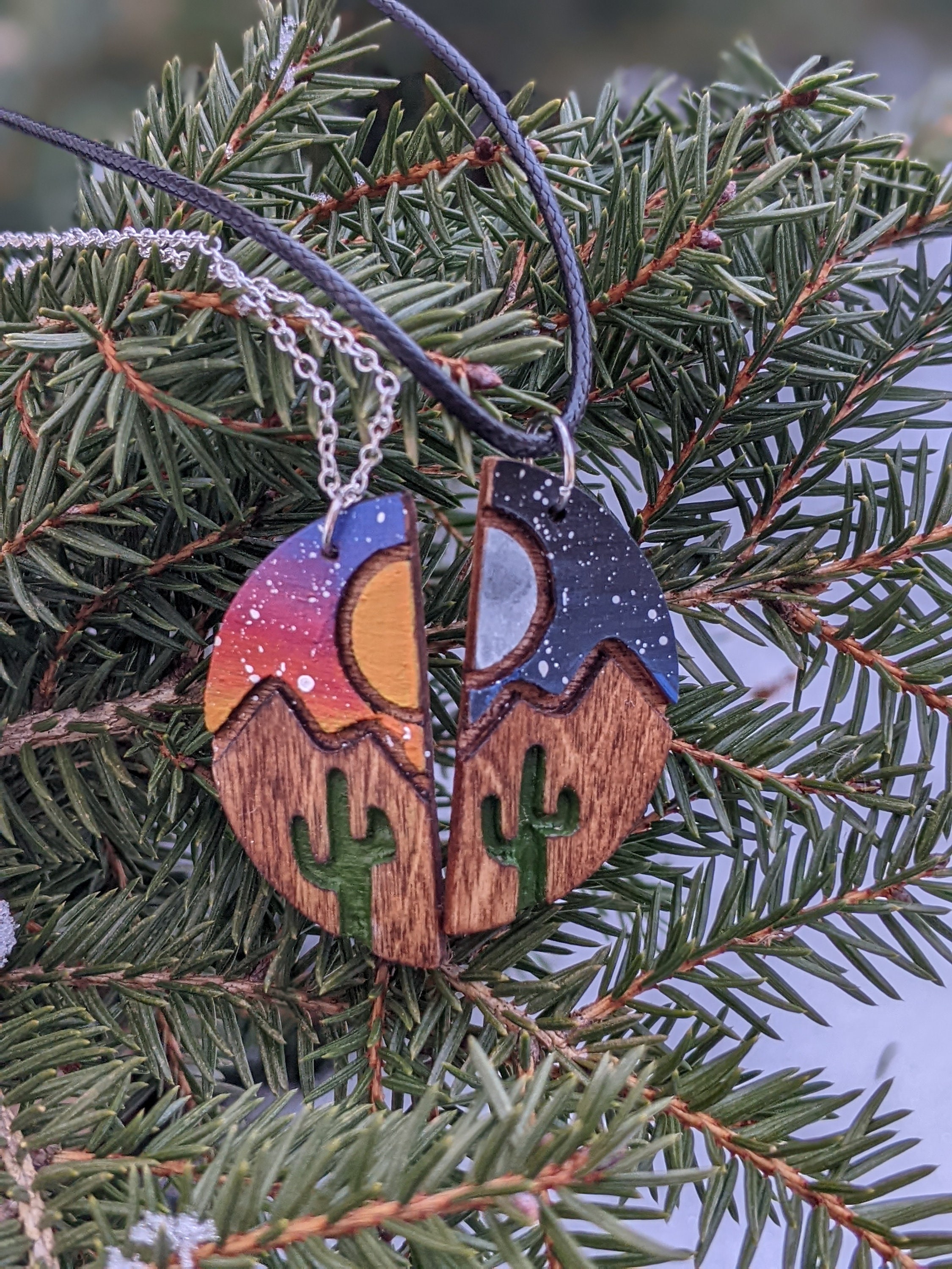Cactus sales friendship necklace