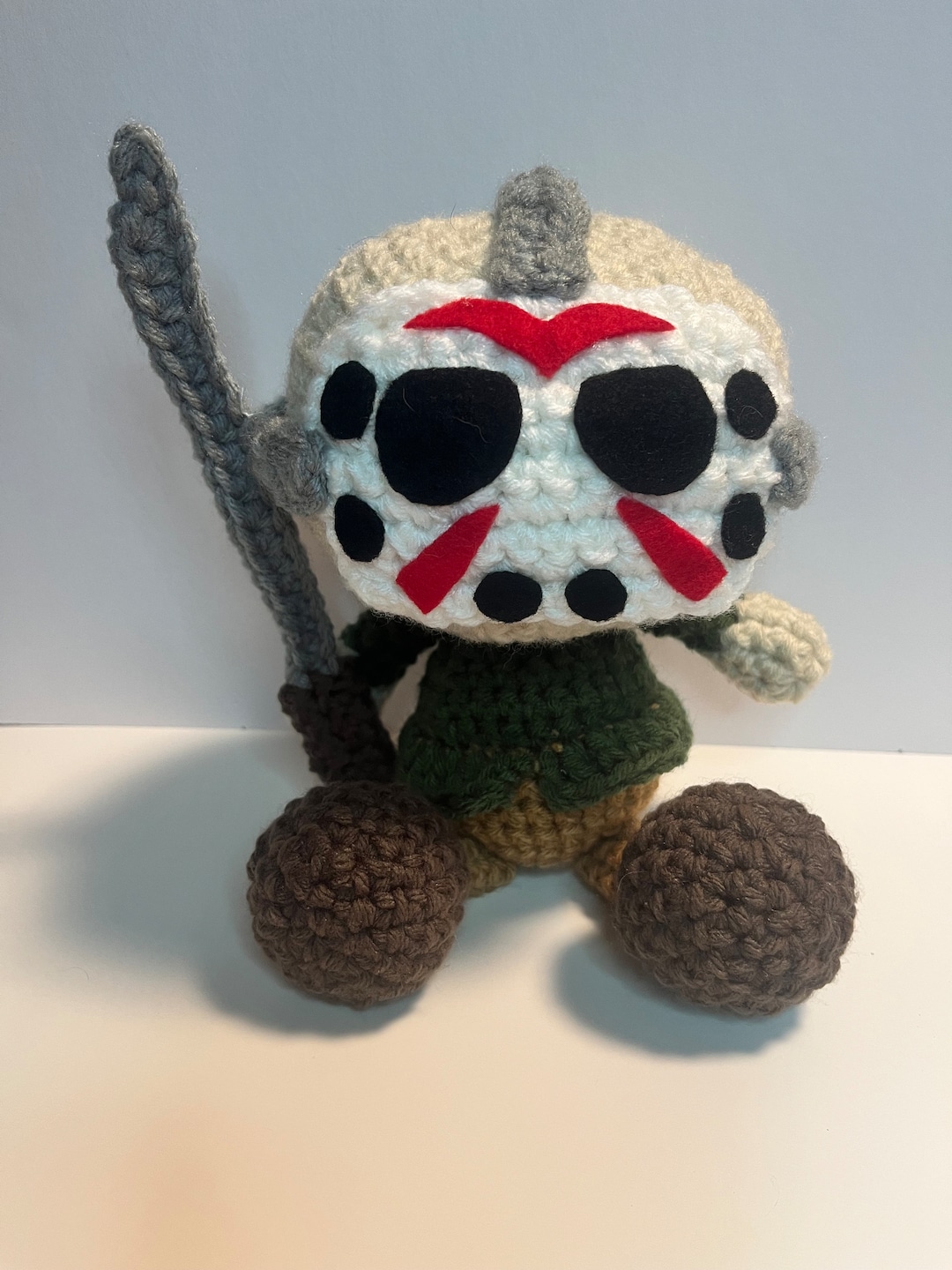 Jason Voorhees Amigurumi Crochet Doll Horror Movie Etsy