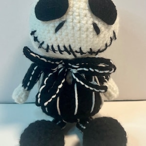 Jack Skellington Amigurumi Crochet Doll