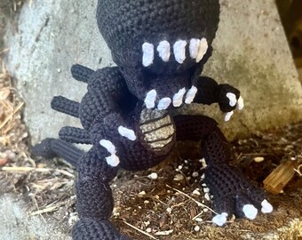 Alien Amigurumi Crochet Doll Horror Movie