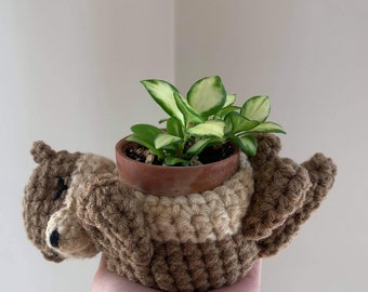 Otter Plant Cozy (large and small)