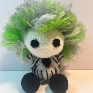 Beetlejuice Amigurumi Crochet Doll Horror Movie