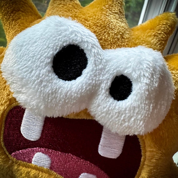 Fuzzy Plush Gold Handmade Plushie Paper Mario TTYD Inspired Etsy