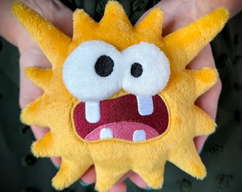 Fuzzy Plush // Gold // Handmade Plushie // Paper Mario TTYD Inspired