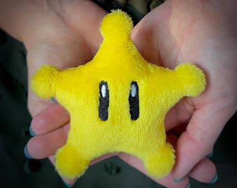 Mini Grand Star Plush // Handmade Star Plushie // Super Mario Galaxy Inspired