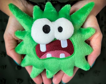 Fuzzy Plush // Green // Handmade Plushie // Paper Mario TTYD Inspired