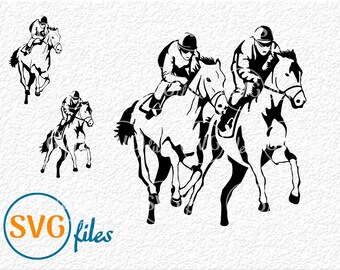 Download Horse Racing Svg Etsy PSD Mockup Templates