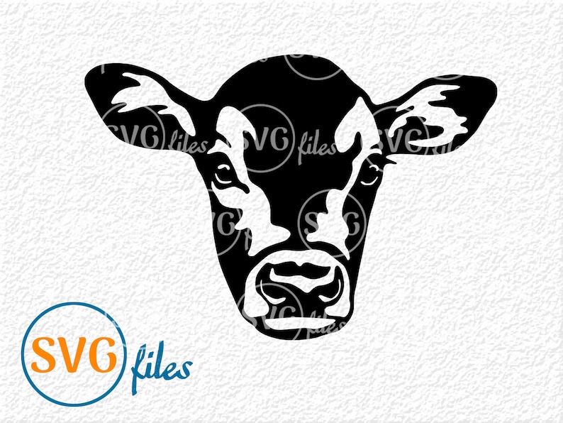 Download Cow SVG Cow face svg Farm svg Heifer svg Cow head svg | Etsy