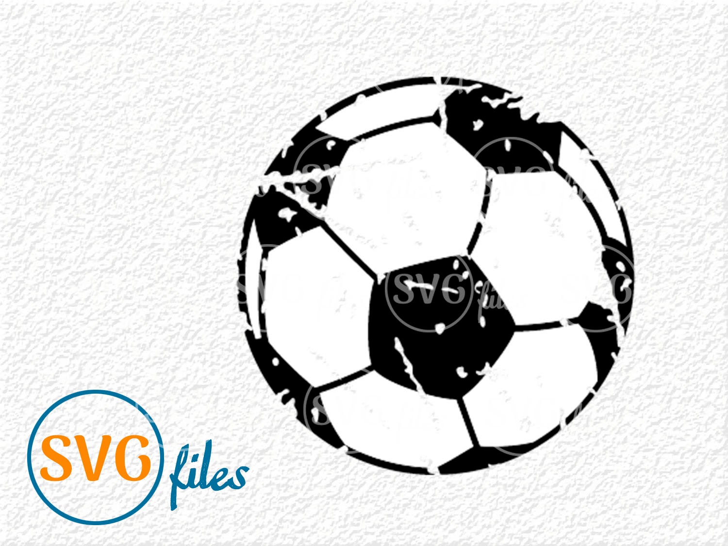Soccer ball SVG Distressed SVG Soccer distressed svg Etsy