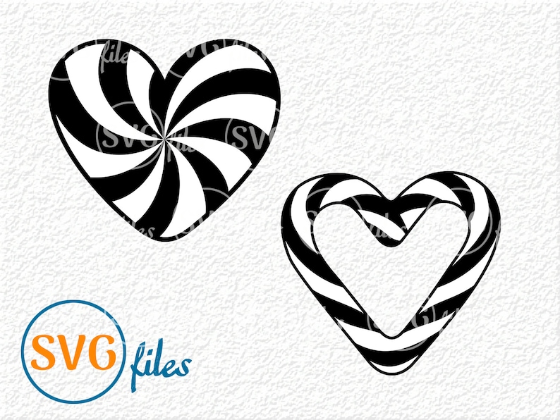 Candy SVG Candy Heart Svg Heart Svg Candy Cut File Die | Etsy