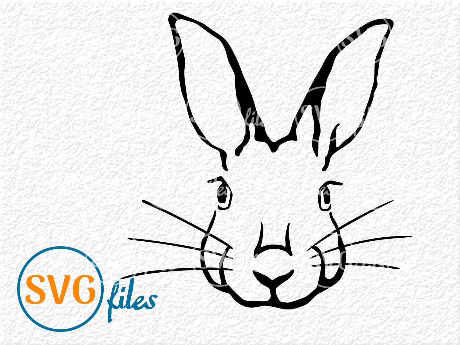 Bunny SVG Bunny face svg Bunny head svg Bunny cut file | Etsy