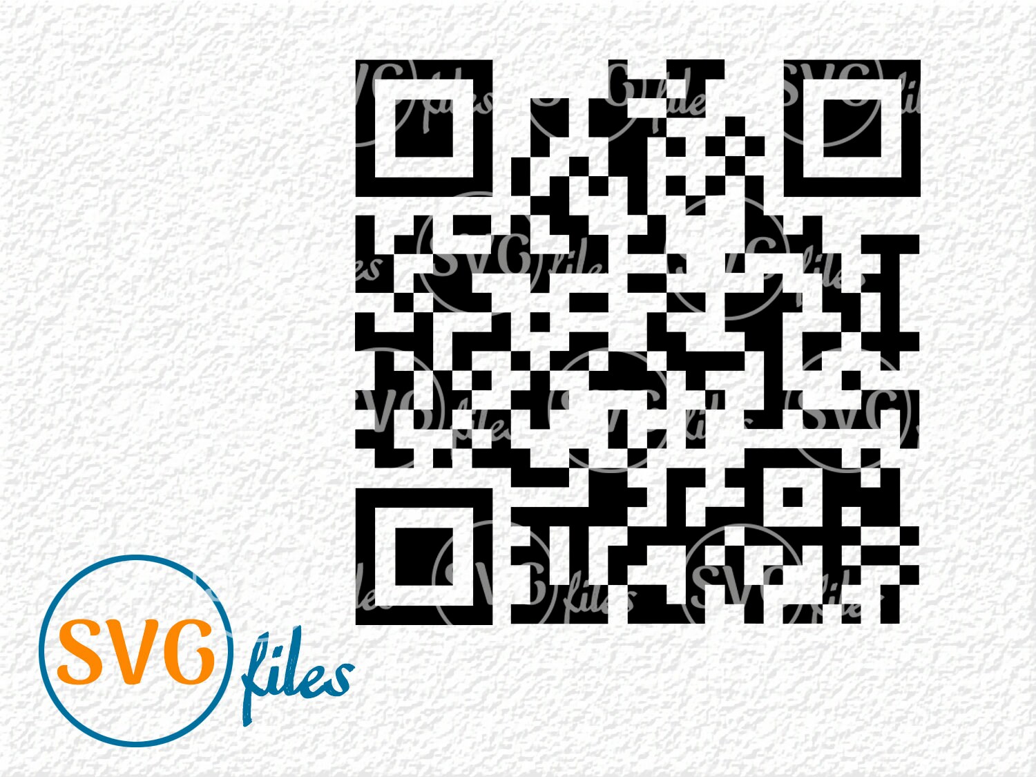QR code SVG qr code cricut qr code cut file silhouette qr Etsy