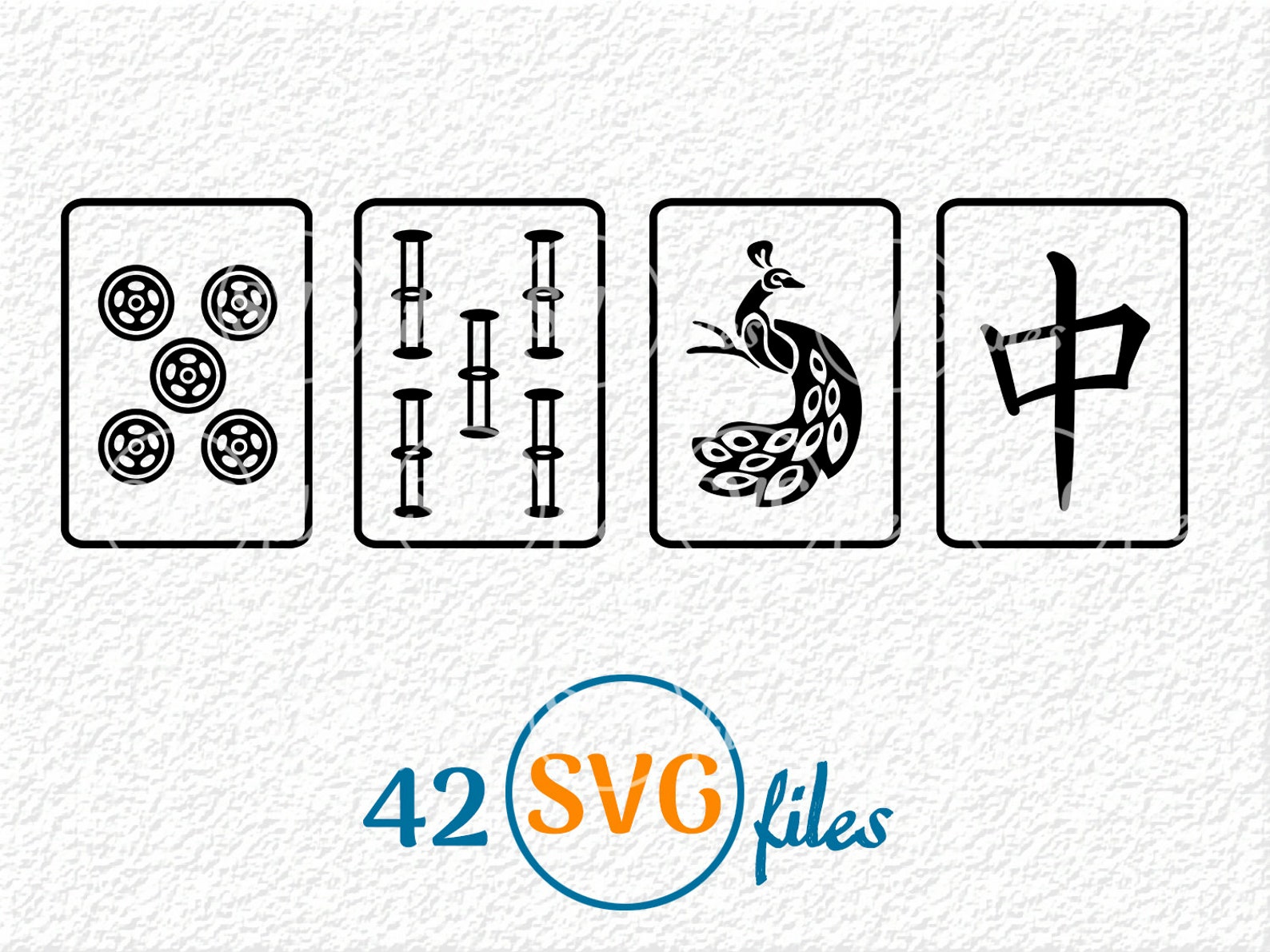 Mahjong SVG Mahjong Tiles Svg Mahjong Cut File Mahjong Etsy