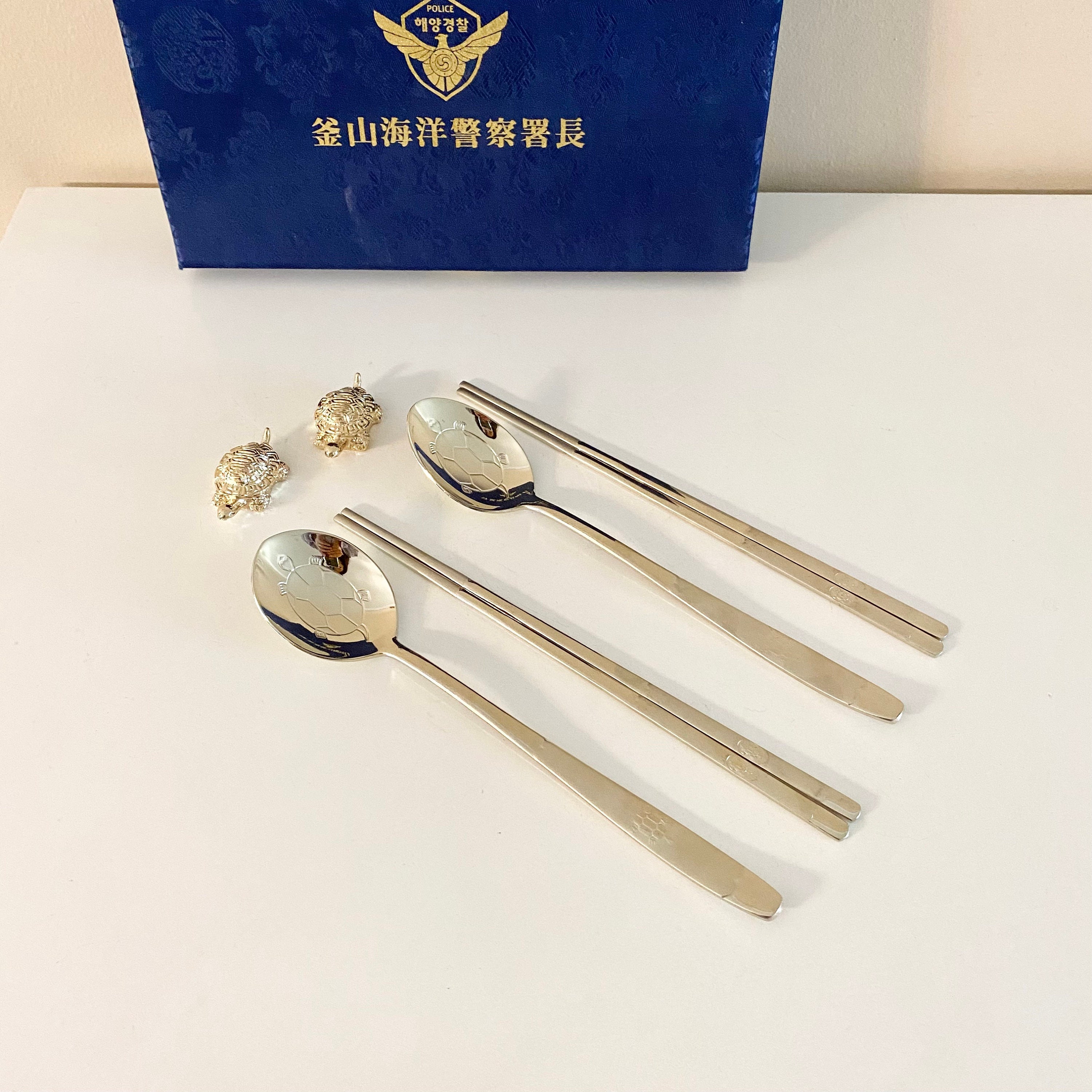 ♬【非売品】ヒョンデ☆カトラリーセット☆スチール☆韓国