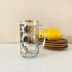 Vintage Saint John New Brunswick Canada Beer Mug, Souvenir Stein, Souvenir Beer Glass Mug