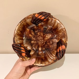 Vintage St. Peter Graze Pottery Austria Fruit Bowl, Midcentury Pottery