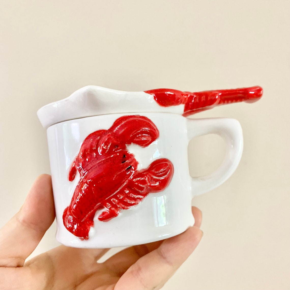 Set of 3 Vintage Lobster Butter Warmer Lobster Crab Seafood Etsy