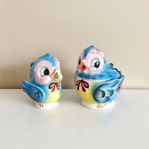 美品！ レフトン ブルーバード ソルト&ペッパー VINTAGE LEFTON BLUE BIRD SALT & PEPPER SHAKERS | eBay