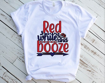 Red white and booze SVG