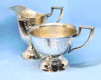 Creamer and Sugar, Rogers Silver Plate, EPNS,