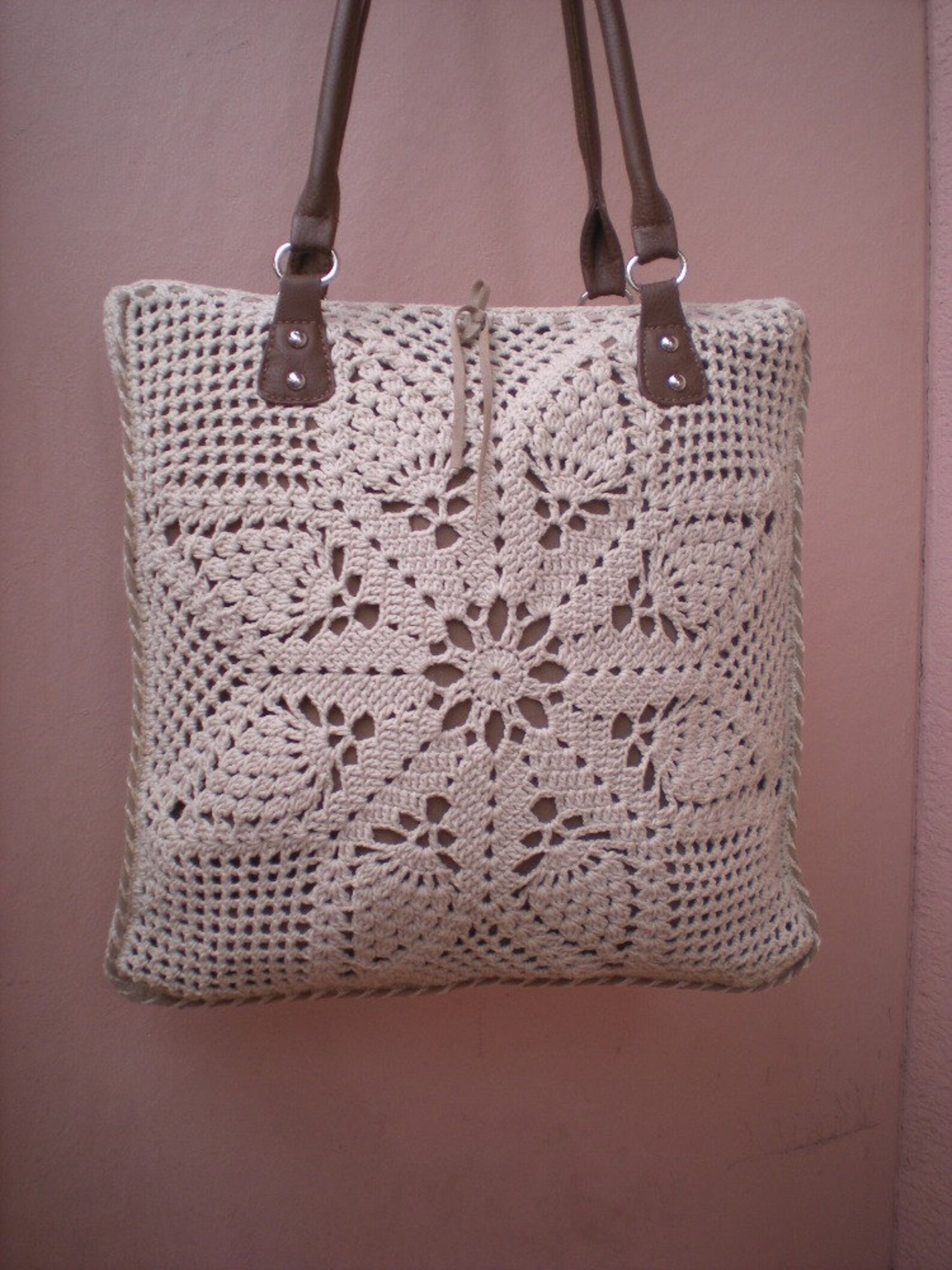 Crochet Bag Patterns Pineapple Bag Crochet Pattern DIY Etsy Israel
