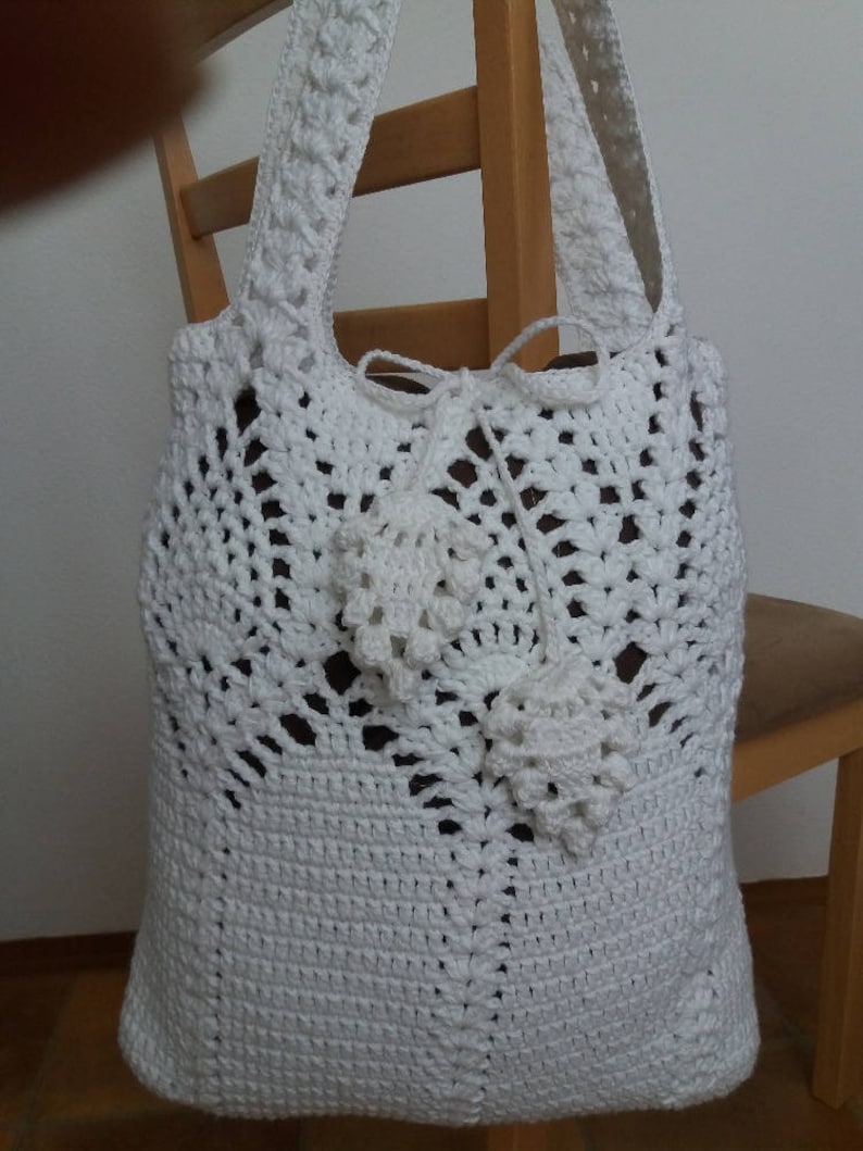 Crochet Bag Pattern by Emmhouse Pineapple Bag Crochet Etsy