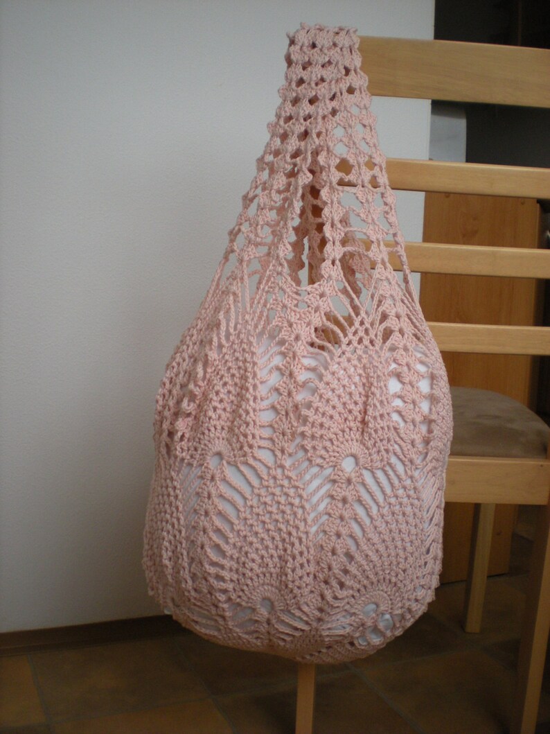 Crochet Bag Pattern by Emmhouse Pineapple Bag Crochet Etsy
