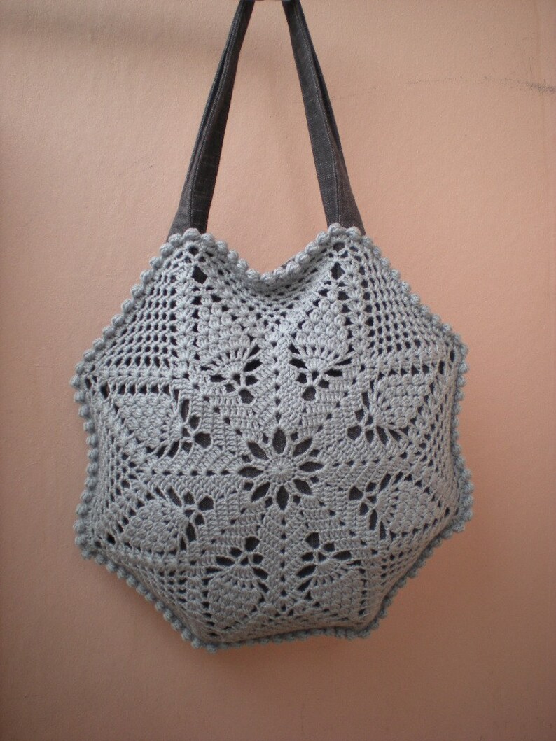 Crochet Bag Patterns Pineapple Bag Crochet Pattern DIY Etsy Israel
