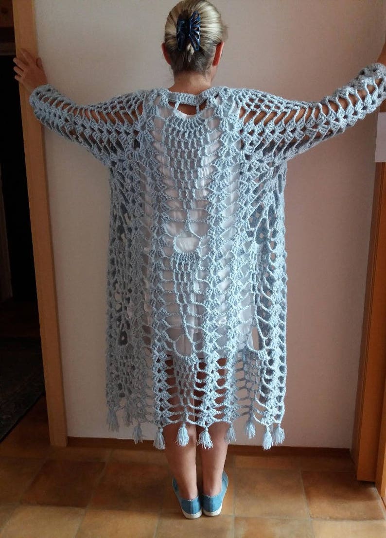 easy crochet duster pattern