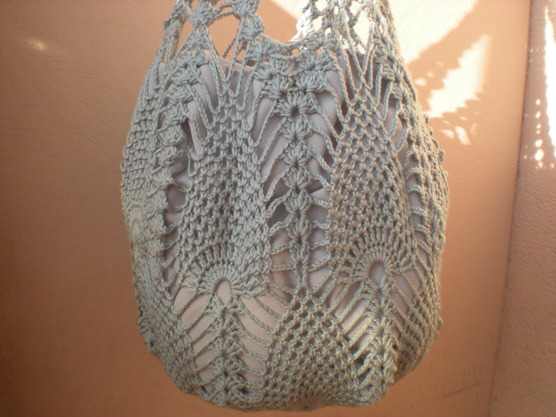 Crochet Bag Pattern by Emmhouse Pineapple Bag Crochet Etsy Canada
