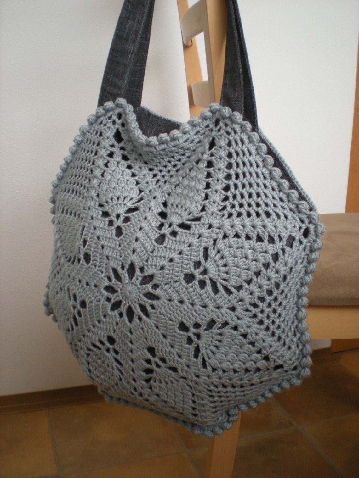 Crochet Bag Patterns Pineapple Bag Crochet Pattern DIY Etsy Israel